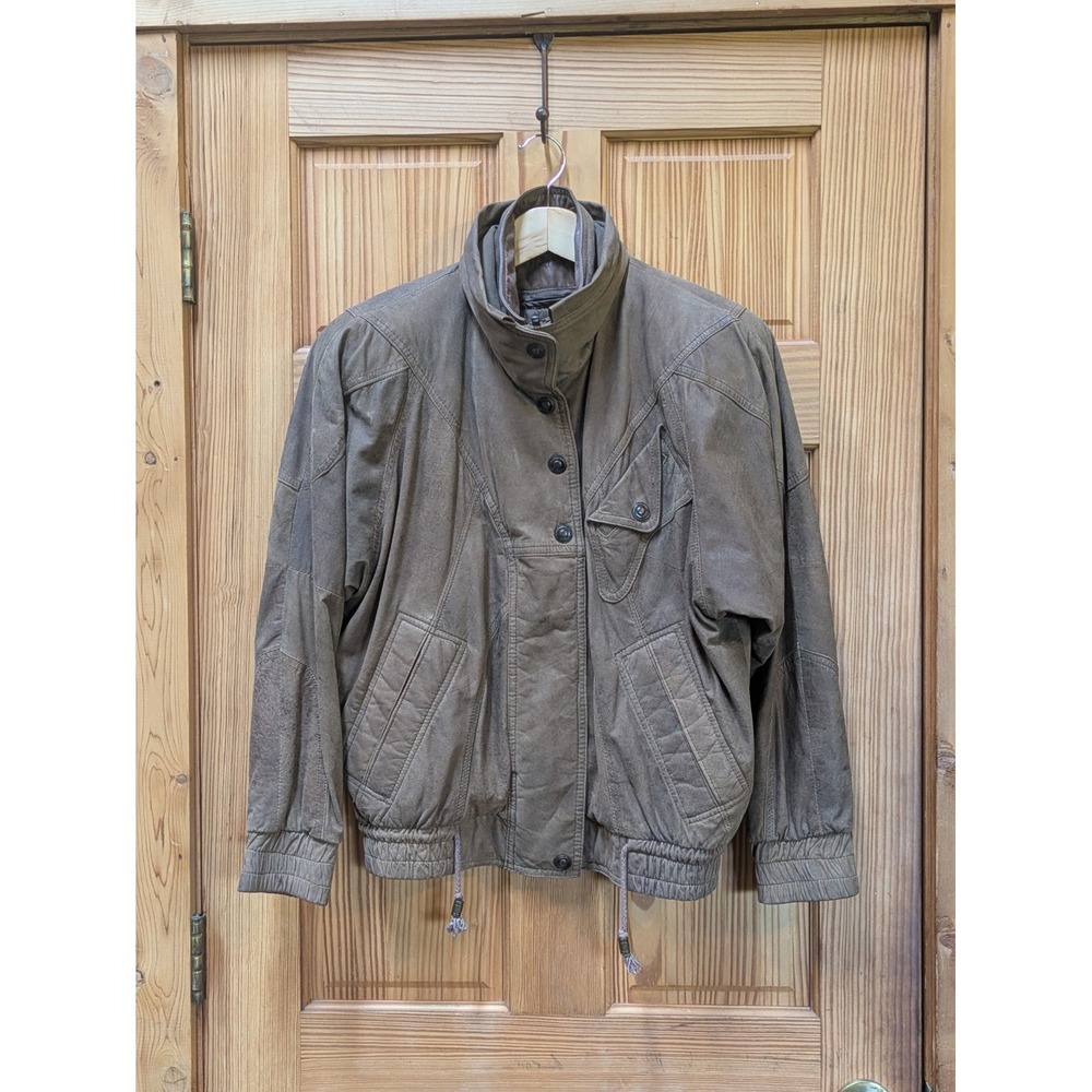 Vintage Wilson's Adventure Bound Men's XS Leather 3M Thinsulate Bomber Jacket